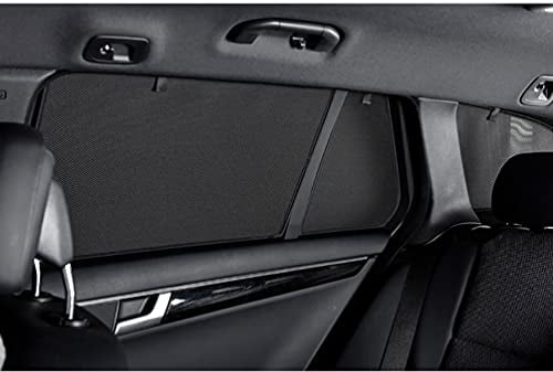 Satz Car Shades (Hintertüren) kompatibel mit Volkswagen Golf VI 5 türer 2008-2013 (2-teilig), Schwarz