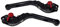 Bremshebel+Kupplungshebel Set rot/schwarz kompatibel mit HONDA CB125R 2018-2020 JC79 verstellbar+klappbar