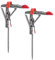 Lixada Automatische Feder Angelrutenhalter-1/2 Pack, Edelstahl Klapprutenhalter Angelrutenhalterung Bodenständer for Ground Support Brackets, Adjustable Sensitivity & Folding Fish Pole Rack