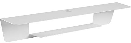 RICOO Soundbar Wandhalterung Universal Lautsprecherwandhalterung LH059-W Lautsprecher Halterung 101 x 15 cm Boxen Wand Halter Audio HiFi Boxenhalterung Wandhalter Speaker Wall Mount