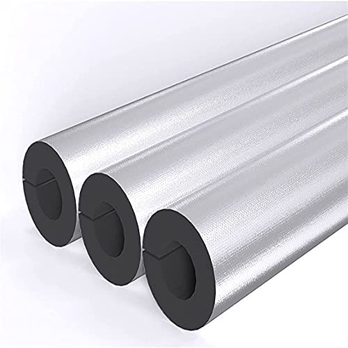 Schaumstoff Rohrisolierung,Wasserdichtes Frostschutz,Kautschuk-Isolierschlauch,1M Länge,ID 22-108mm 20mm/30mm,Dickes Rohrdämmung,Selbstklebend Design,1 Stück