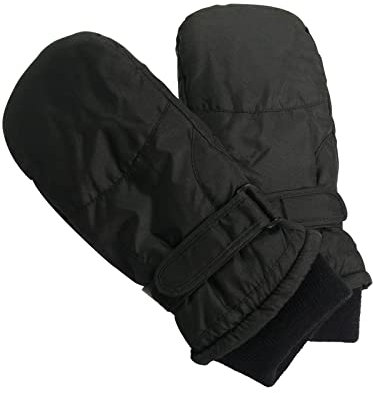 Claus Modes Herren Fäustling Wasserabweisend und Winddicht mit Thinsulate Herrenhandschuh Skihandschuh, Farben:schwarz, Handschuhgröße:L/XL