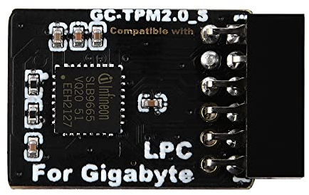 NewHail TPM2.0 Modul LPC 12Pin Modul mit Infineon SLB9665 für Gigabyte Motherboard kompatibel mit GC-TPM2.0_S