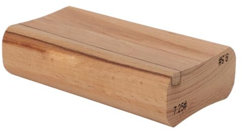 Outil de Luthier de Bloc de Ponçage de Rayon en Bois pour le Nivellement de Frette de Touche de Guitare(7.25 and 9.5 Inch)