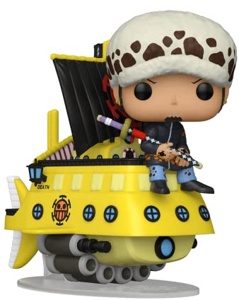 Funko One Piece Pop! Rides Super Deluxe Trafalgar Law with Polar Tang #120, Mehrfarbig