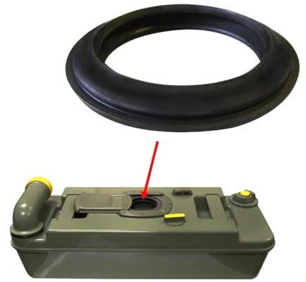 CANJPTON 23721 Kompatibel mit Thetford Kassette Lippendichtung 110mm für C200 C250 C400 C500 C2 C3 C4 Caravan Wohnmobil WC Abfalltanks Ersatz