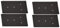 4 filtri per asciugatrici, Whirlpool 481010716911, filtro di ricambio per asciugatrici, asciugatrici, asciugacapelli, 232 x 115 x 15 mm