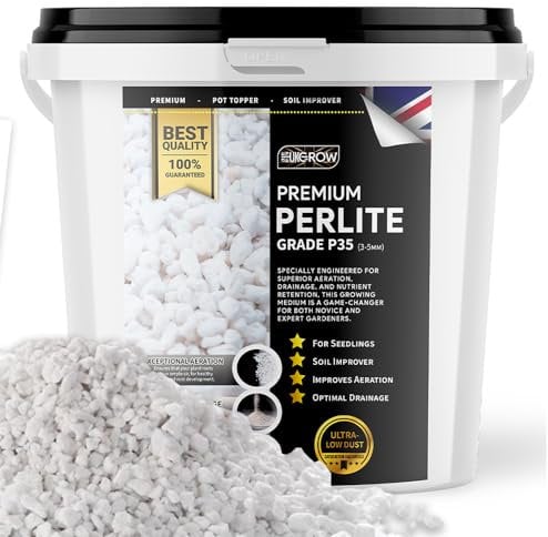 Premium 5L Perlite Tub by UK Grow: Unbeatable Value for the Green-Thumbed Enthusiast!