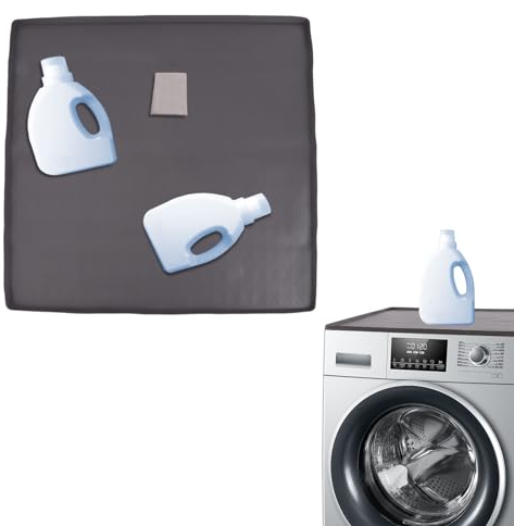 Les-Theresa 60X60cm Housse de Protection Dessus Machine à Laver, Housse Machine A Laver Ouverture Dessus, Tapis Dessus De Machine à Laver, Protege Machine A Laver Dessus, Tapis Dessus Machine A Laver