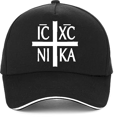 Baseballmütze Orthodoxe Symbol-Druck-Baseballkappe für Männer und Frauen, Hip-Hop-Kappe, verstellbare Snapback-Kappe Fashion Stage Hip Hop Hut Geschenk für Männer und Frauen