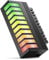 AsiaHorse STARBEAT 24Pin 90 Drad Adapter für Mainboard, 5V 3Pin RGB 90 Degree Stecker für ATX/MATX/ITX, 24Pin Male to Female Power Adapter für Desktop Motherboard, Schwarz