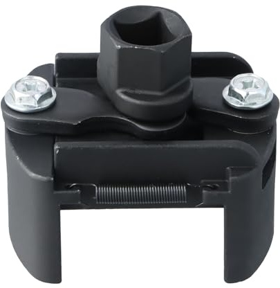 Naseom Ölfilterschlüssel 60-80mm Ölfilterschlüssel Verstellbar, Universal Ölfilter Werkzeug für Ölwechselfilter Auto Motorrad Lkw Boat