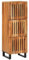 Kangmusi Highboard 40x34x110 cm Massivholz Akazie, kangmusi377580
