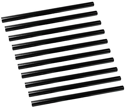 BEBEMOKO 10pcs Black Hot Glue Sticks 11mm x 270mm High Adhesion Hot Melt Glue Rods for DIY Crafting and Repair Supplies