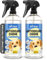 bio-chem Hunde Geruchsentferner Spray 2x 750 ml - Enzymreiniger mit Mikroorganismen - Geruchsneutralisierer gegen Hundeurin Geruch - Entfernt Gerüche aus Sofa, Teppich, Polster nachhaltig - Made in DE