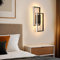 Riserva Wandleuchte LED Innen, 28W Wandlampe Schwarz Quadratisch, 3000K Warmweiß, Moderne Wandbeleuchtung Aluminium Für Wohnzimmer, Schlafzimmer, Flur, Treppenhaus