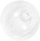 Abat-Jour Boule Ronde En Verre, Abat-Jour Globe En Verre de Remplacement, Plafonnier Décoratif, Couvercle de Lampe Rond, Décoration D'intérieur, Base G9, pour Lampe de Table de Salon, Diamètre 10cm