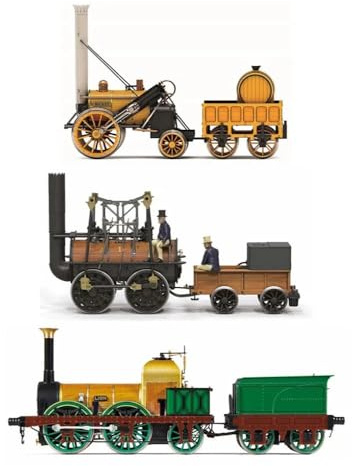 Hornby R30445 Birth of the Railways 200th Anniversary Train Pack - Locomotion Rocket Lion