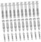 Alipis 30 Piezas Anclajes de Pared Huecos Galvanizado Kit de Tornillos para Tabiques Secos y Fijaciones Resistentes para Paneles Paredes Huecas