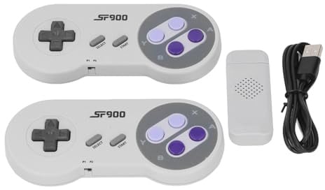 aqxreight Ein Paar Spielkonsolen-Speicherkartensteckplätze, Plug-and-Play-ergonomischer Retro-Video-Game-Stick für TV-Controller, mit Denen Sie Aufregende Spielekonsolen, Retro-Gaming-Konsolen,