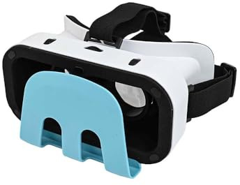 VR Headset Compatible with Nintendo Switch and Switch OLED, Adjustable HD Lenses for Immersive Gaming, White Ergonomic Design for Comfortable Long Play Sessions