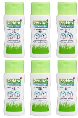 Zeckito sensitiv Insektenschutz Gel 100 ml, 6er Pack(6x100 ml)