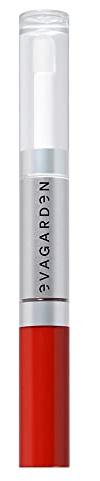 EVAGARDEN Ultra Lasting Lipstick - With Moisturizing Gloss - Long Wear, Perfect Adherence and Color Diffusion - Fast Drying and No-Transfer Effect - Non-Sticky Finish - 727 Red Fame - 0.13 oz