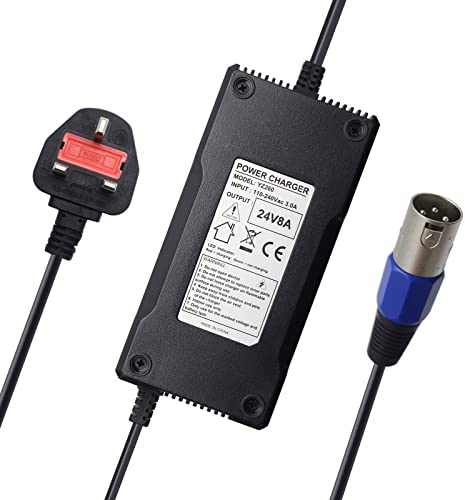 Abakoo New 24V 8A Battery Charger for Mobility Wheelchair