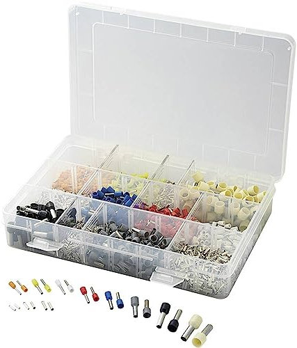 TRU COMPONENTS 737030 Sortiment einfach 0,50 mm² 10 mm² Orange, Weiß, Gelb, Rot, Blau, Grün, Schwarz, Weiß, 2700 Stück