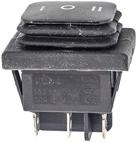 Wippschalter IP65 (I 0 II) 3Polig Schalter Kippschalter Netzschalter 230V