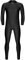 iEFiEL Herren Einteiler Bodysuit Ganzkörperanzug Langarm Jumpsuit Overall Tanz Trikot Ballettanzug Turnanzug mit Reißverschluss A Schwarz Medium