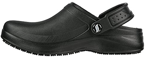 Skechers Damen Riverbound Pasay SRC Holzschuh, Black, 40 EU