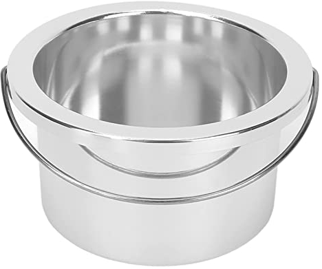 Pot Intérieur De Chauffage De Cire, 100 Mm Pot De Fusion De Cire Professionnel De Remplacement En Étain Pot De Cire Portable Pour L'Épilateur (Argent)