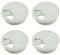 4Pcs 50mm(2 inch) Desk Cable Wire Grommet, White Desk Grommet Cord Cable, Plastic Desk Cord Cable Organizer Desk Grommet for Home&Office Desk Table Cable Tidy