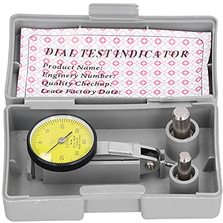 Präzisions Hebel Messuhr, 0‑0,8mm Präzisionshebel Messuhr Stoßfest Messuhr Zifferblattanzeige, Schwalbenschwanzschienen Messuhr Messgerät Mit Automatischem Umkehrkontakt Und 3 Schwalbenschwänzen