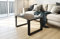 AKKE Couchtisch Wohnzimmertisch Beistelltisch Tisch Für Wohnzimmer Black Fossil 80 x 60 x 55