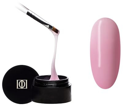 Didier Lab - Premium Aufbaugel für Gelnägel - Pink Mask - UV Gel zur Nagelverlängerung und Modellage - Gel Nägel - Acrylgel für Nägel - Farbgel für Gelnägel - Versiegelungsgel für Gelnägel - 50ml