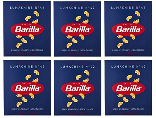 Barilla - Lumachine, Pasta di Semola di Grano Duro, n.42-6 pezzi da 500 g [3 kg]