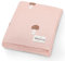 Bleu La La Empfangs Babydecke - 100% Luxuriöse Weichbaumwollstrick Warme Gemütliche Kuscheldecke für Kinderwagen und WiegePuckdecke für Neugeborene Säuglinge und Kleinkinder (Pilz - Pink)