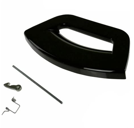 Black Washing Machine Door Handle Kit For Hotpoint Ultima