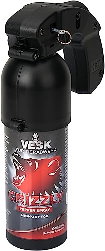 GOKarli Bärenverteidiger Tierabwehrspray 10% OC Lösung, Schwarz und Gelb, 400 ml
