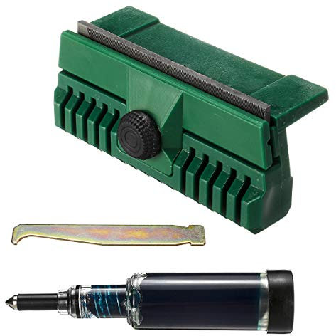 Chainsaw Track G-un Bar Maintenance Kit Chain Saw Groove Rail Dresser Grease Cleaner
