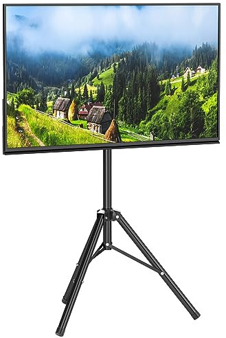 Soporte de trípode portátil para TV, soporte de inclinación para pantalla plana LCD LED de 32 a 55 pulgadas, soporte de piso