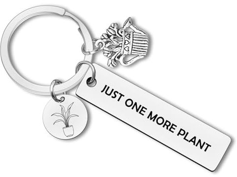 Plant Lover Gift Keyring Plant Lady Keychain Gift Nature Plant Lover Friend Coworker Gifts Funny Gifts for Plant Lady Gardening Florist Farmer Gift Housewarming Gifts Birthday Christmas New Home Gift