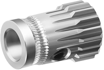 MK8 Extruder-Antriebszahnrad, Upgrade-Extrusionsrad mit Doppelantriebszahnrad for Prusa i3 3D-Druckerzahnrad For Bowden-Extruder (Size : 1 PC)