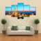 Leinwand Bilder Berg Grüne Berglandschaft, 5 Teilige Kunstdruck - Wandbilder Wohnzimmer, Schlafzimmer, Moderne Wanddeko, Bild Auf Leinwand Mit Rahmen 150 X 100 Cm -7Q8Z/B3M