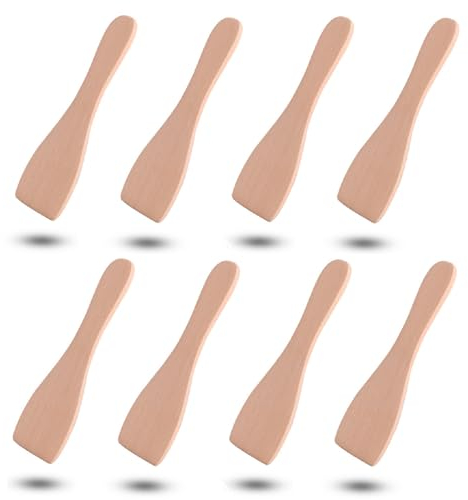 Spatole in Legno per Formaggio, Paletta Raclette, Raschietto Raclette, 8PCS Spatola per Raclette Accessori per Raclette Piccola Spatola In Legno Cucina Accessori per Cucina e Feste
