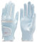 ZHAOYUQI Golfhandschuhe Packung 1 Paar Golfhandschuhe Frauen Micro Weichfaser Atmungsaktiv blau Anti-Rutsch Links- und rechte Hand Sporthandschuhe Frauen Golfhandschuhe Damen(Größe:19 Medium Large)