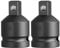 2PCS Juttzzei Impact Socket Adapter, 1/2 Inch Square Adapter Drive Female, 3/8 Inch Square Drive Male, Upgraded Black CR-V Steel 1/2 x 3/8 Socket Reducer for Driver/Ratchet/Socket Set Extension