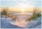 WallArena - Papier peint photo non tissé - Motif plage et mer du Nord - Nature - Dunes et soleil - 250 x 175 cm - Papier peint photo - Pour salon et chambre à coucher - Effet 3D - Avec colle